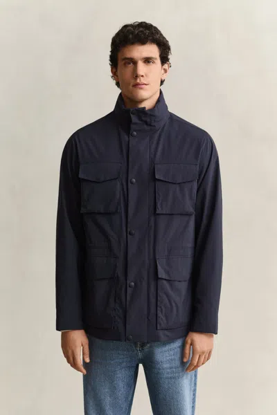 Gant Lightweight Jacket In Blue