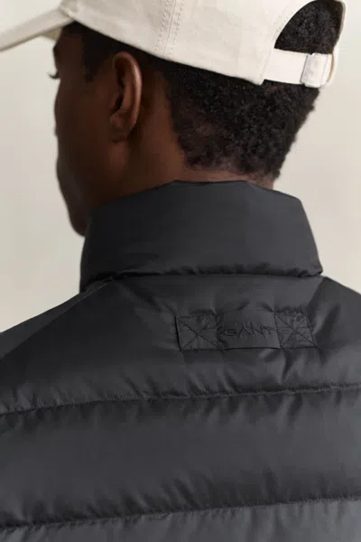 Gant Light Down Vest In Black