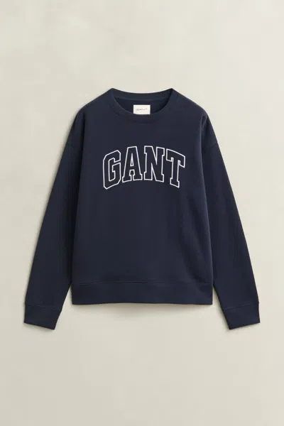Gant Graphic Sweatshirt In Blue