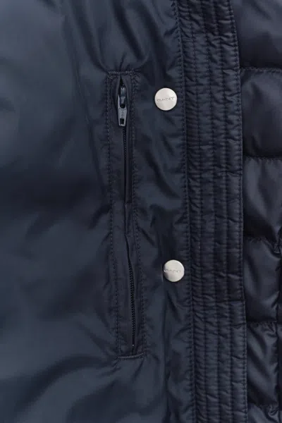 Gant Light Down Jacket In Blue