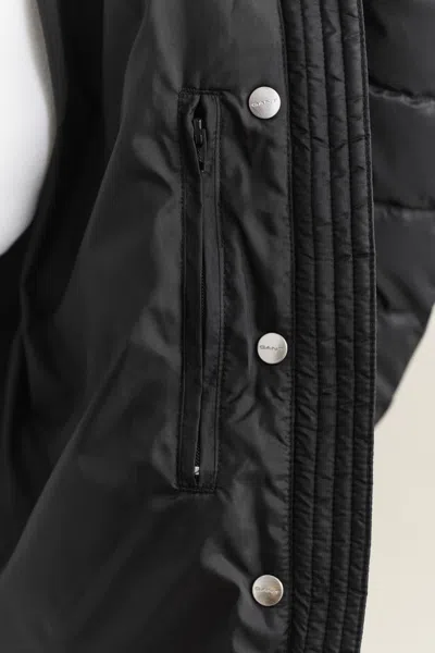Gant Light Down Jacket In Black