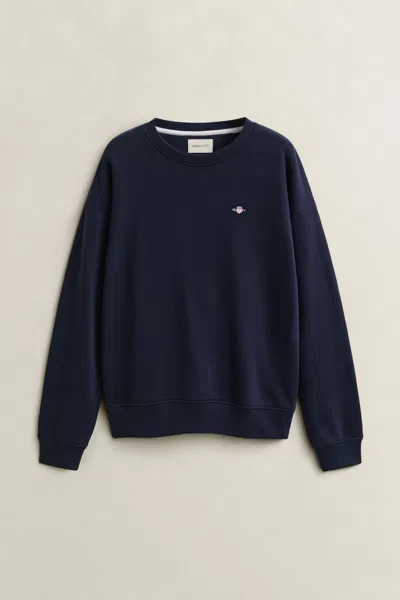 Gant Shield Sweatshirt In Black
