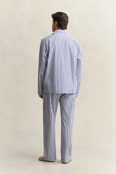 Gant Poplin Pajama Set In Multi