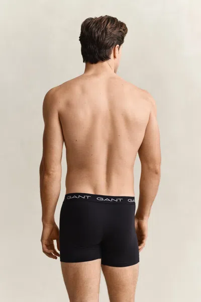 Gant 3-pack Boxer Briefs In Black
