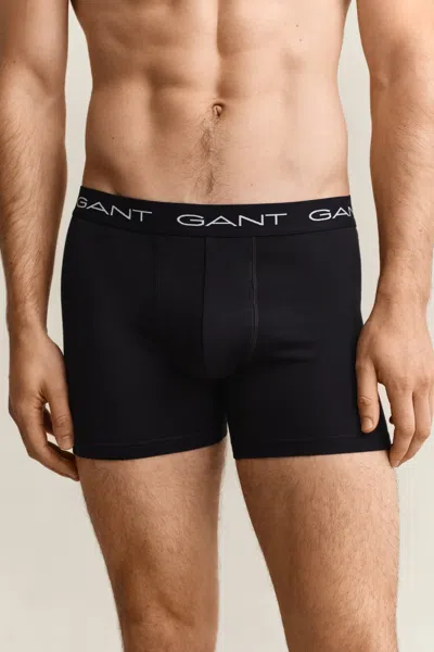 Gant 3-pack Boxer Briefs In Black