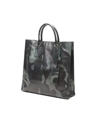 Prada Saffiano Tote Bag In Multi