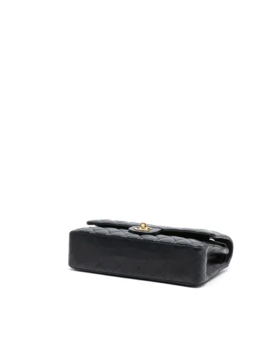 Chanel Classic Medium Double Flap Bag In Black