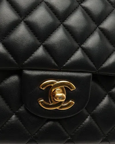 Chanel Classic Medium Double Flap Bag In Black