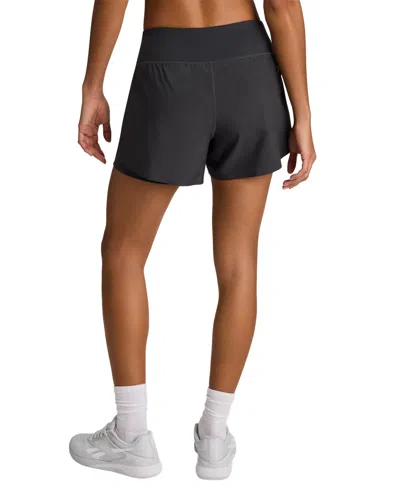 Reebok Women's Interlock Pull-on Running Shorts In Black
