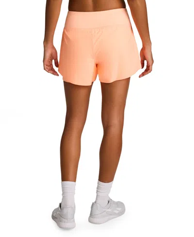 Reebok Women's Interlock Pull-on Running Shorts In Orange