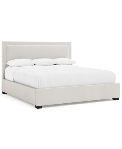 Bernhardt Morgan Queen Fabric Panel Bed In White