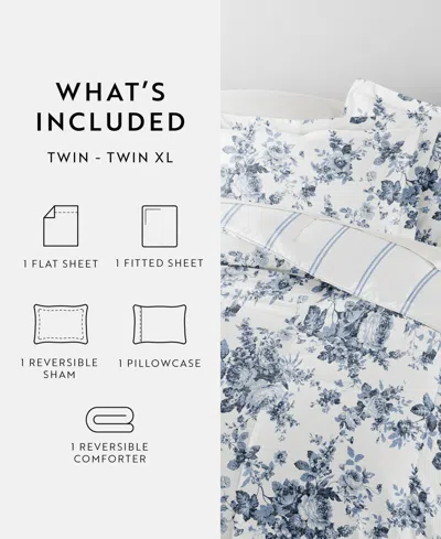 Ienjoy Home Bedding Bundle Patterned 5-piece Comforter Set, Twin