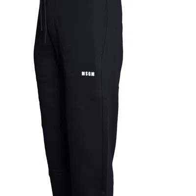 Msgm Trousers In Black