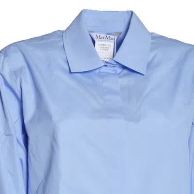 Max Mara Shirts In Blue