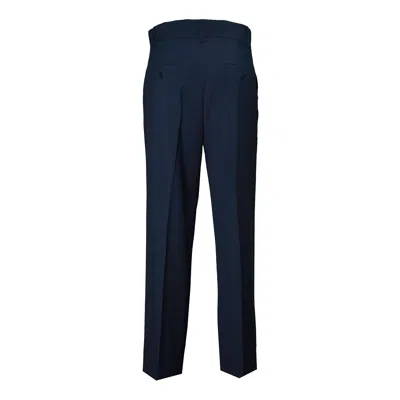 Max Mara Weekend Trousers In Blue