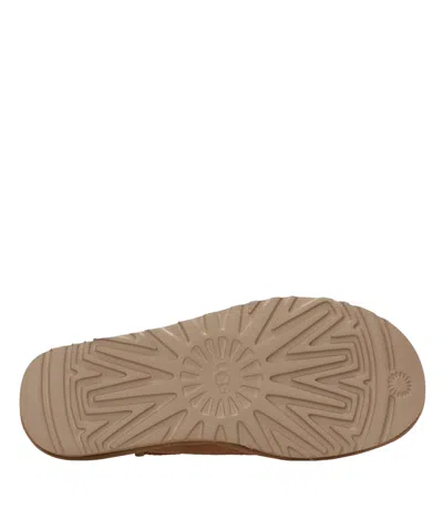Ugg Classic Micro Stained Leather Mini Boots In Brown