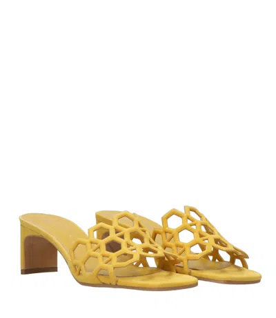 Bianca Di Donna Sandals Ocre In Multi