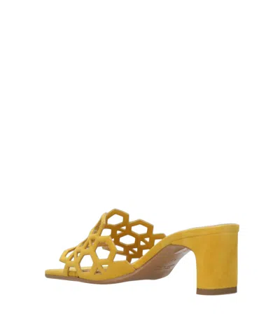 Bianca Di Donna Sandals Ocre In Multi