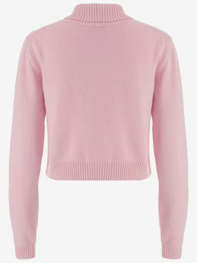 Jil Sander Wool Sweater In Pink