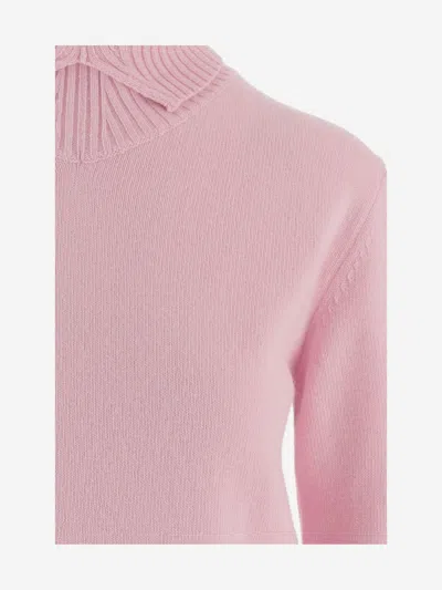 Jil Sander Wool Sweater In Pink