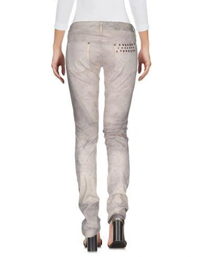 Shop Isabel Marant Denim Pants In Light Grey