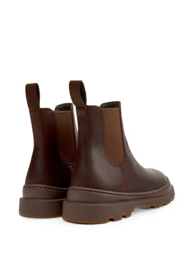 Camper Brutus+ Ankle Boots In Brown