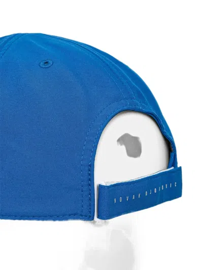 Lacoste Novak Djokovic Logo-patch Cap In Blue