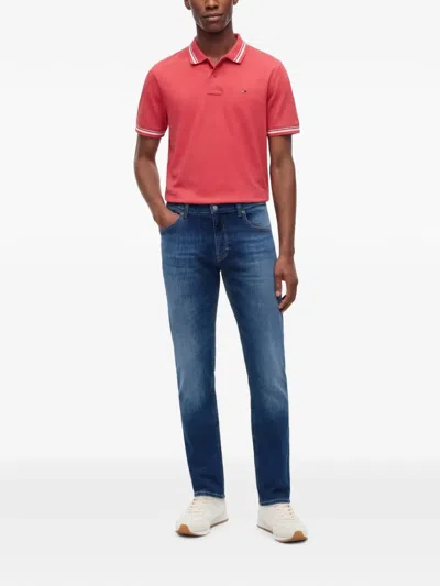 Tommy Jeans Five-pockets Slim-fit Jeans In Blue