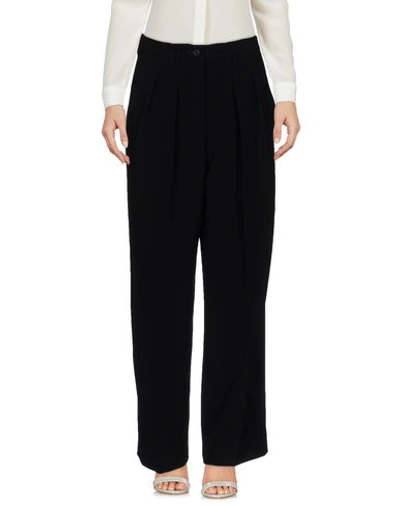 Shop Miu Miu Casual Pants In Black