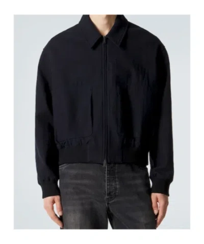 Studio Nicholson Cotton-blend Jacket In Blue