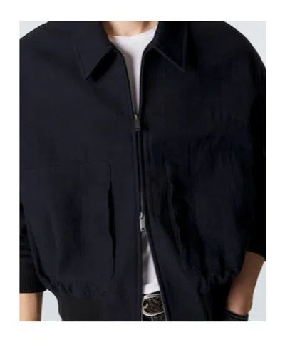 Studio Nicholson Cotton-blend Jacket In Blue