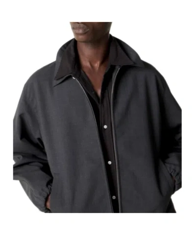 Auralee Oversized Jacket In Black