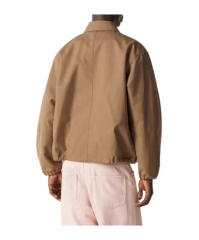 Auralee Wool Blouson Jacket In Brown