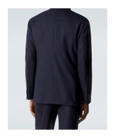 Dunhill Single-breasted Suit Jacket In Black