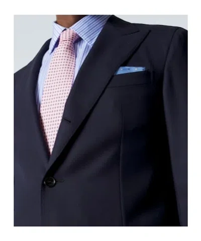 Dunhill Single-breasted Suit Jacket In Black