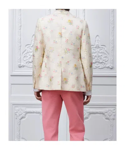 Dior Single-breasted Jacket In Neutral