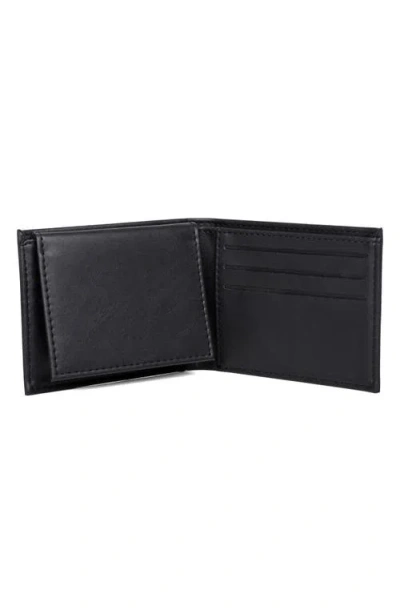 Buxton Smooth Rfid Bifold In Black