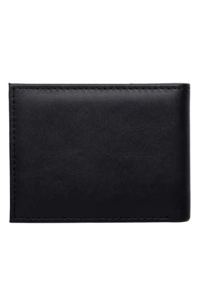Buxton Smooth Rfid Bifold In Black
