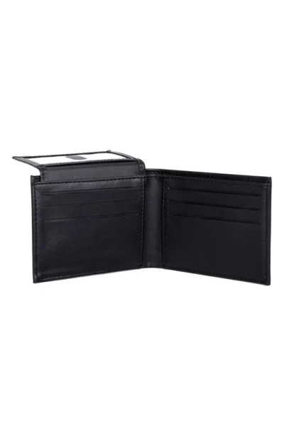 Buxton Smooth Rfid Bifold In Black