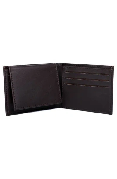 Buxton Smooth Rfid Bifold In Brown