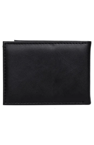 Buxton Smooth Rfid Bifold In Black
