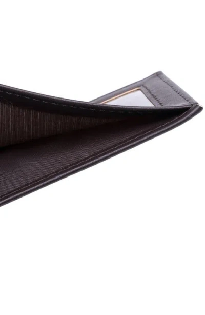 Buxton Smooth Rfid Bifold In Brown