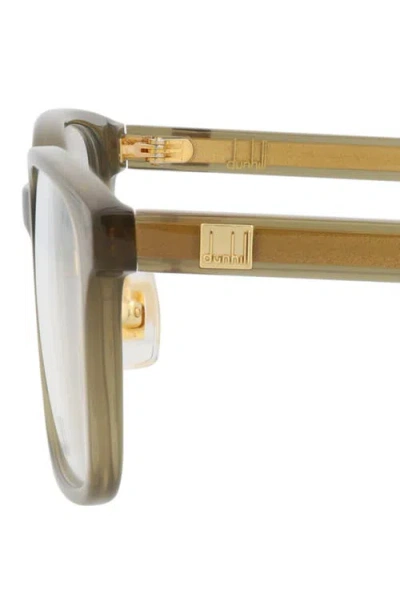 Dunhill Square-frame Acetate Optical Frames In Green