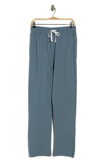 Tommy Hilfiger Solid Pajama Pants In Blue