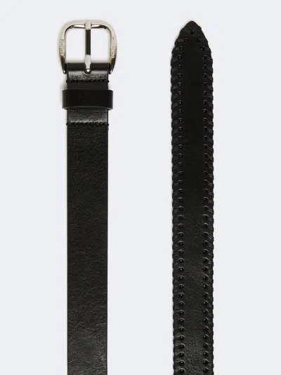 Weekend Max Mara Pointed Belt In Black