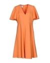 Valentino Knee-length Dresses In Orange