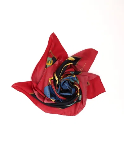 Celine Céline 80 Silk Scarf In Black