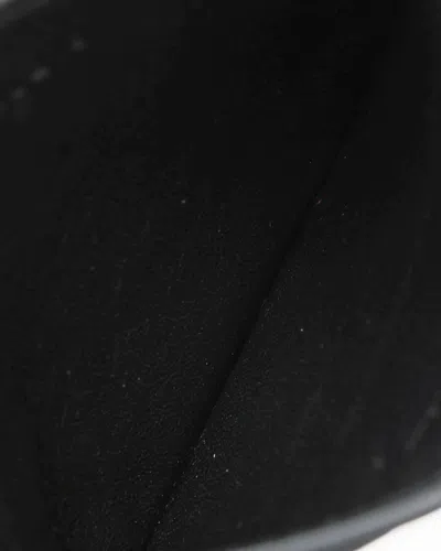 Saint Laurent Paris Pebbled-leather Card Holder In Black