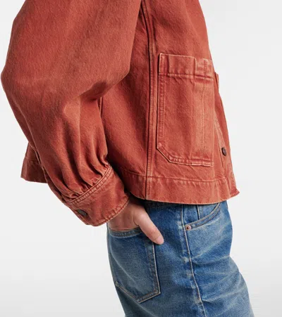 Chloé Denim Jacket In Brown