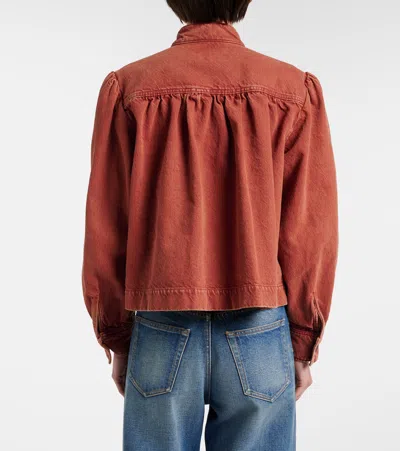 Chloé Denim Jacket In Brown